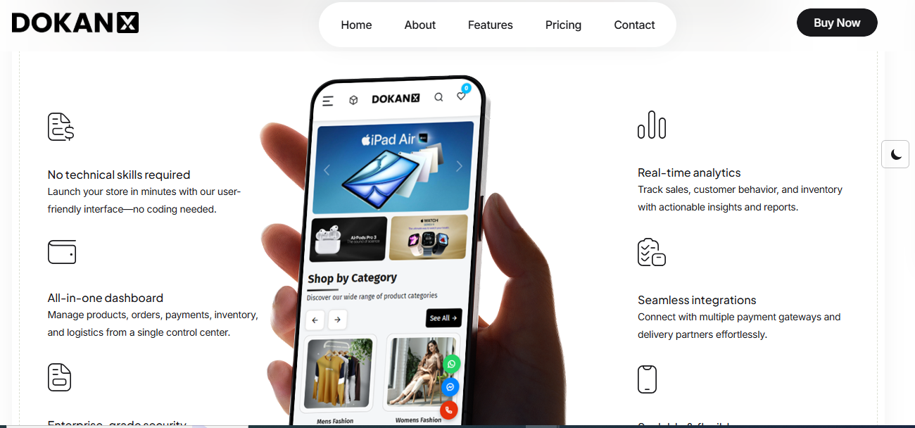DokanX Admin & User Portal