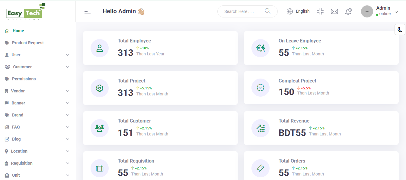 EasyTech ERP – Business Management System